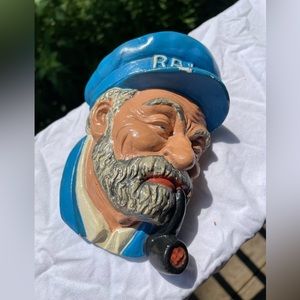 Railroad porcelain bust